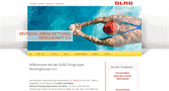 Desktop Screenshot of dlrg-re.de