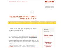 Tablet Screenshot of dlrg-re.de